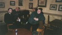 At the pub in Lime Street Station At the pub in Lime Street Station